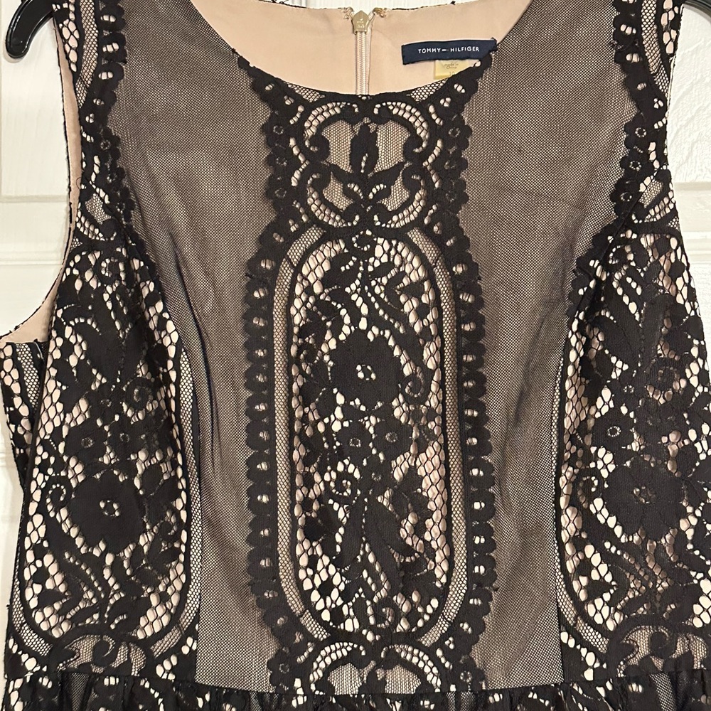 Tommy Hilfiger 625 Fit Flare Floral Lace Dress - Picture 4 of 5